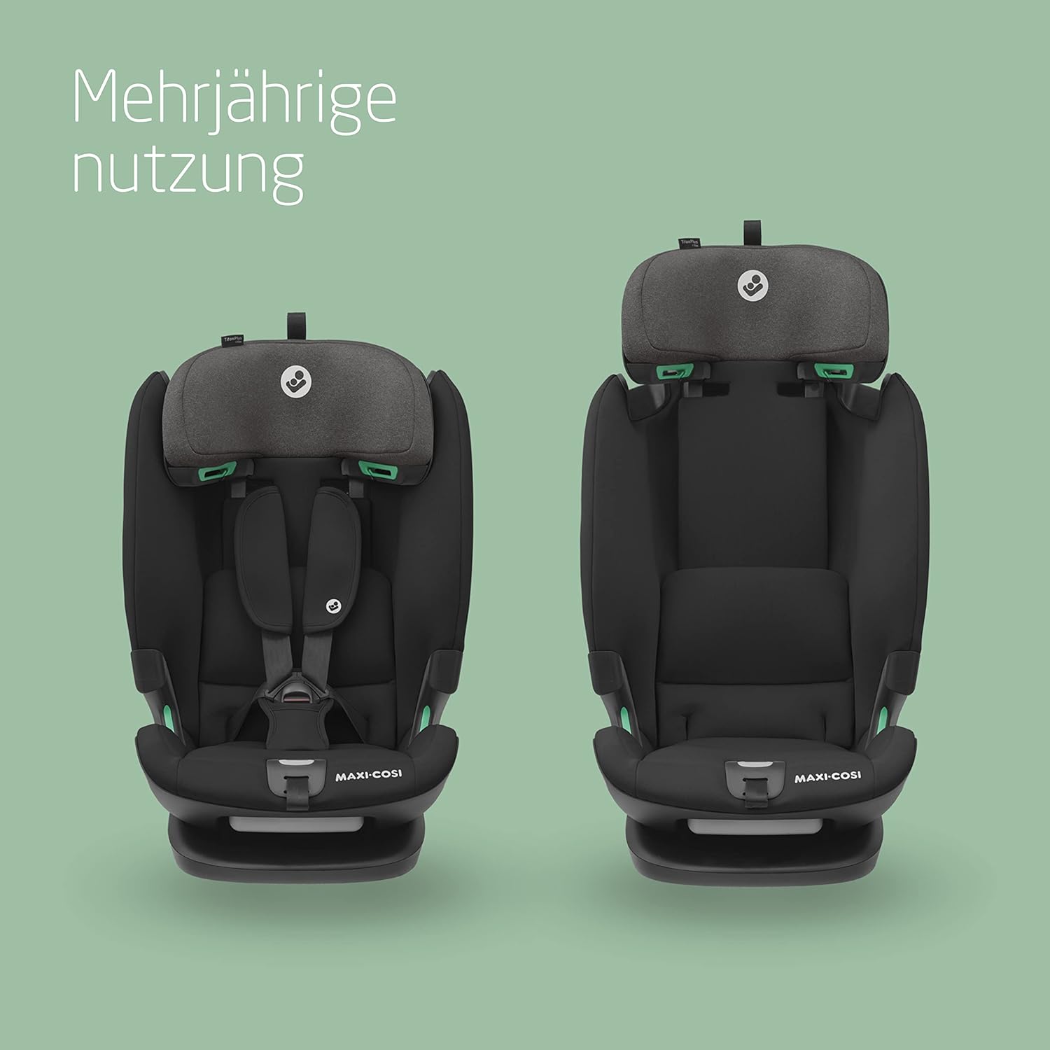 Maxi-Cosi Titan Plus i-Size – 15 Monate-12 Jahre, ISOFIX, G-CELL Seitenaufprallschutz