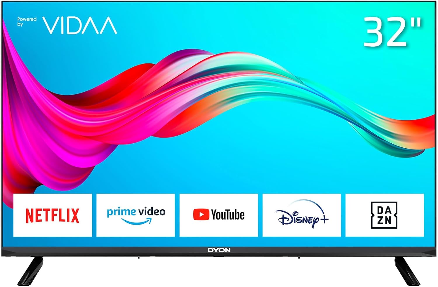 DYON Smart 43 VX – 43 Zoll Full HD Smart TV mit Triple Tuner, App Store & Streaming-Diensten