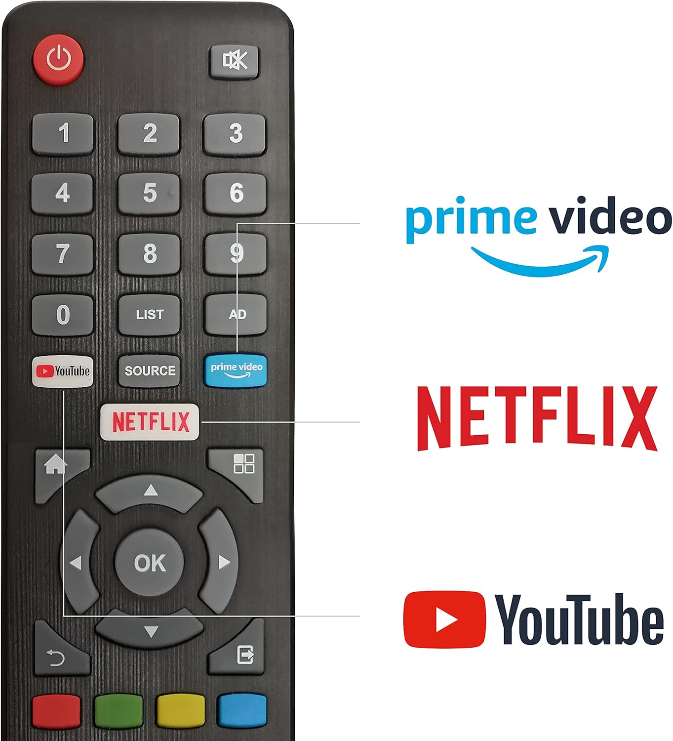 DYON Smart 43 VX – 43 Zoll Full HD Smart TV mit Triple Tuner, App Store & Streaming-Diensten