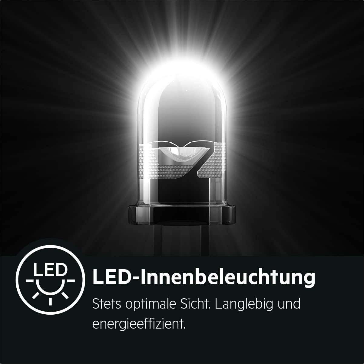 AEG RDB424E1AX Kühlautomat Serie 5000 – 206 L, Gefrierfach oben, Edelstahl-Look mit Anti-Fingerprint