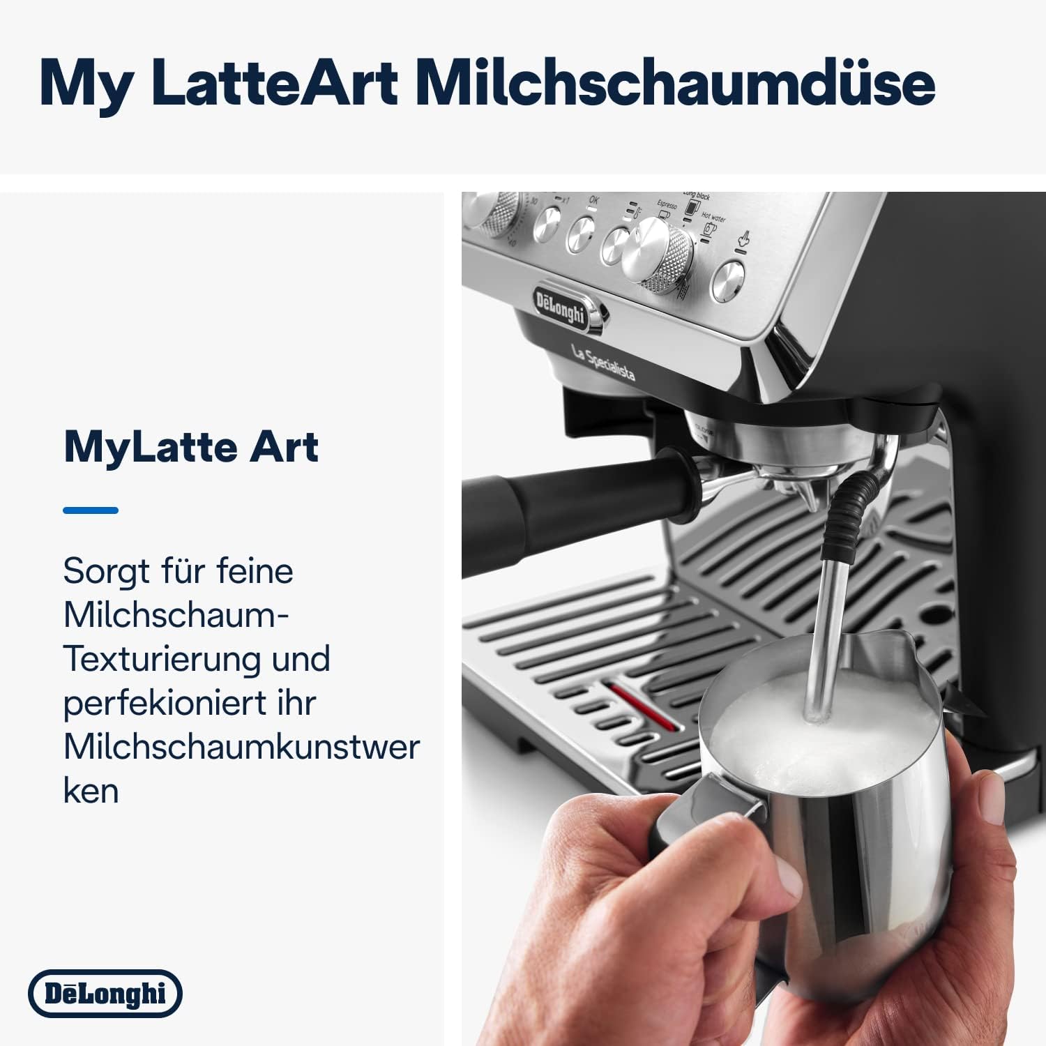 De’Longhi La Specialista Arte EC9155.MB – Siebträgermaschine, 15 Bar, 1300 W
