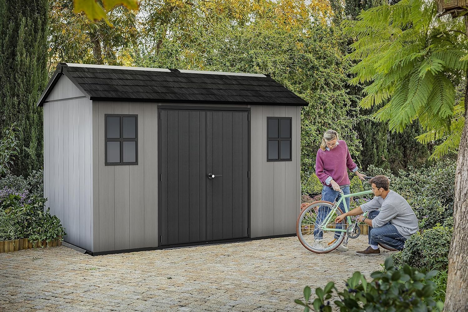 Keter Oakland 1175SD Geräteschuppen – Robust, Wetterfest & Viel Platz