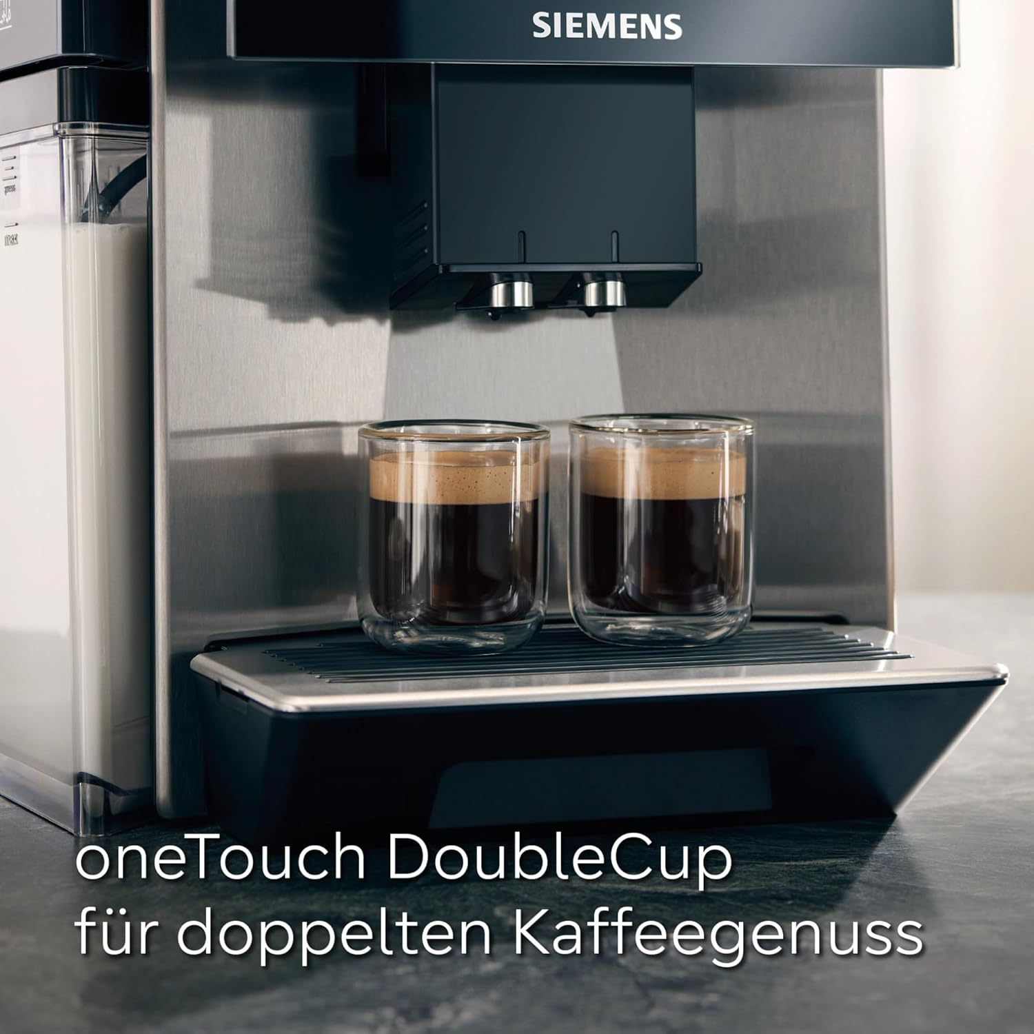 Siemens EQ900 TQ903D03 Kaffeevollautomat – 1500 W, Full-Touch-Display, App-Steuerung