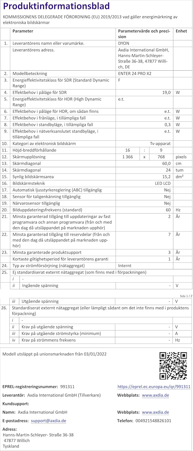 DYON Smart 43 VX – 43 Zoll Full HD Smart TV mit Triple Tuner, App Store & Streaming-Diensten