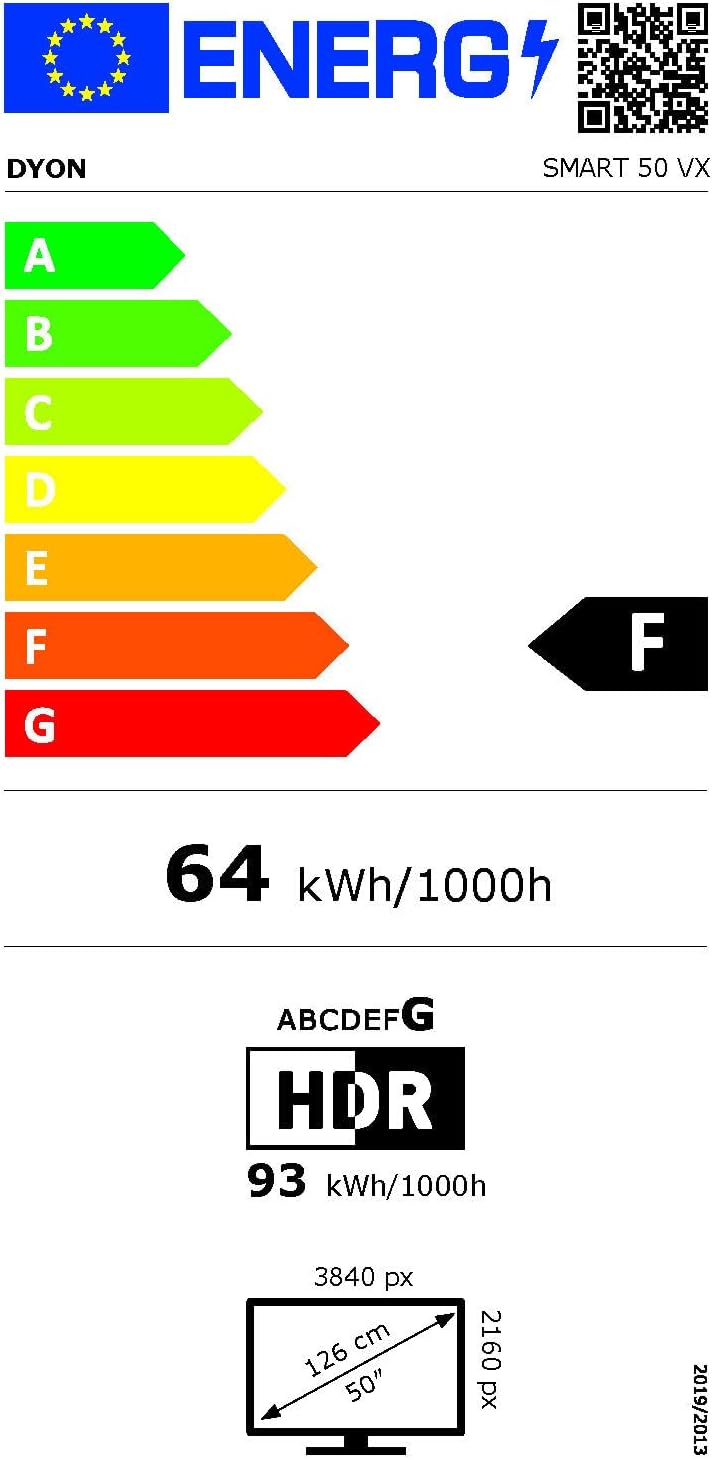 DYON Smart 43 VX – 43 Zoll Full HD Smart TV mit Triple Tuner, App Store & Streaming-Diensten