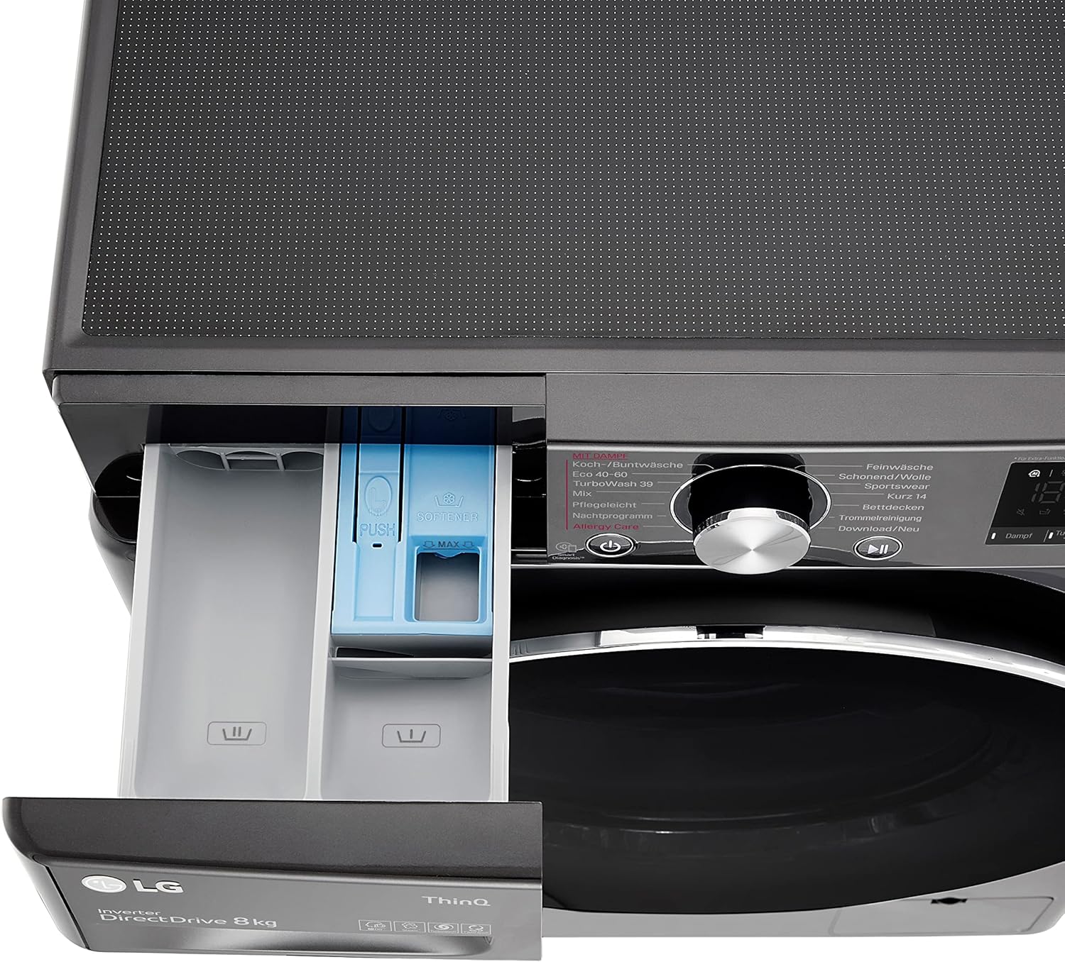 LG F4WV7080 Waschmaschine – 8 kg, 1400 U/min, AI Direct Drive