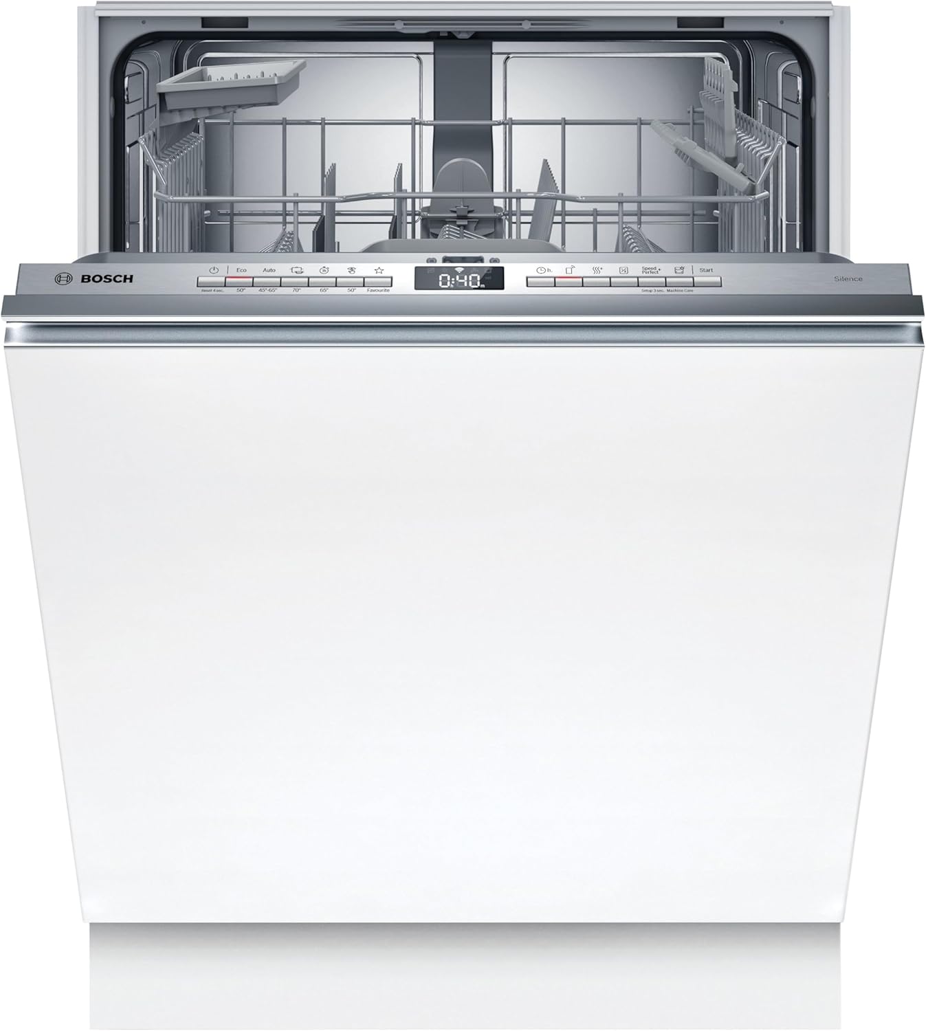 Bosch SMV4ETX08E Serie 4 – Vollintegriert 60 cm, Besteckkorb, Leise