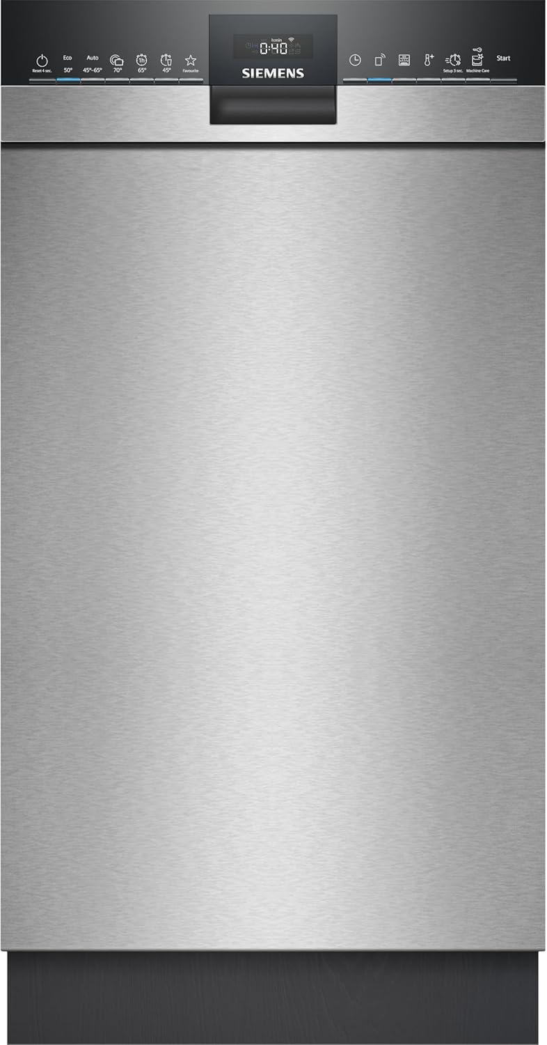 Siemens SR65YX08ME iQ500 Geschirrspüler – Vollintegriert 45 cm, Zeolith-Trocknung, Besteckschublade