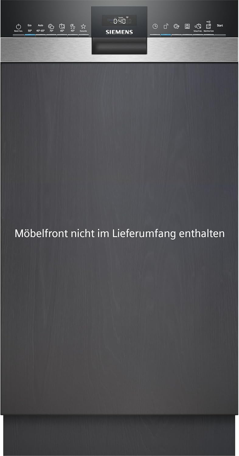 Siemens SR65YX08ME iQ500 Geschirrspüler – Vollintegriert 45 cm, Zeolith-Trocknung, Besteckschublade