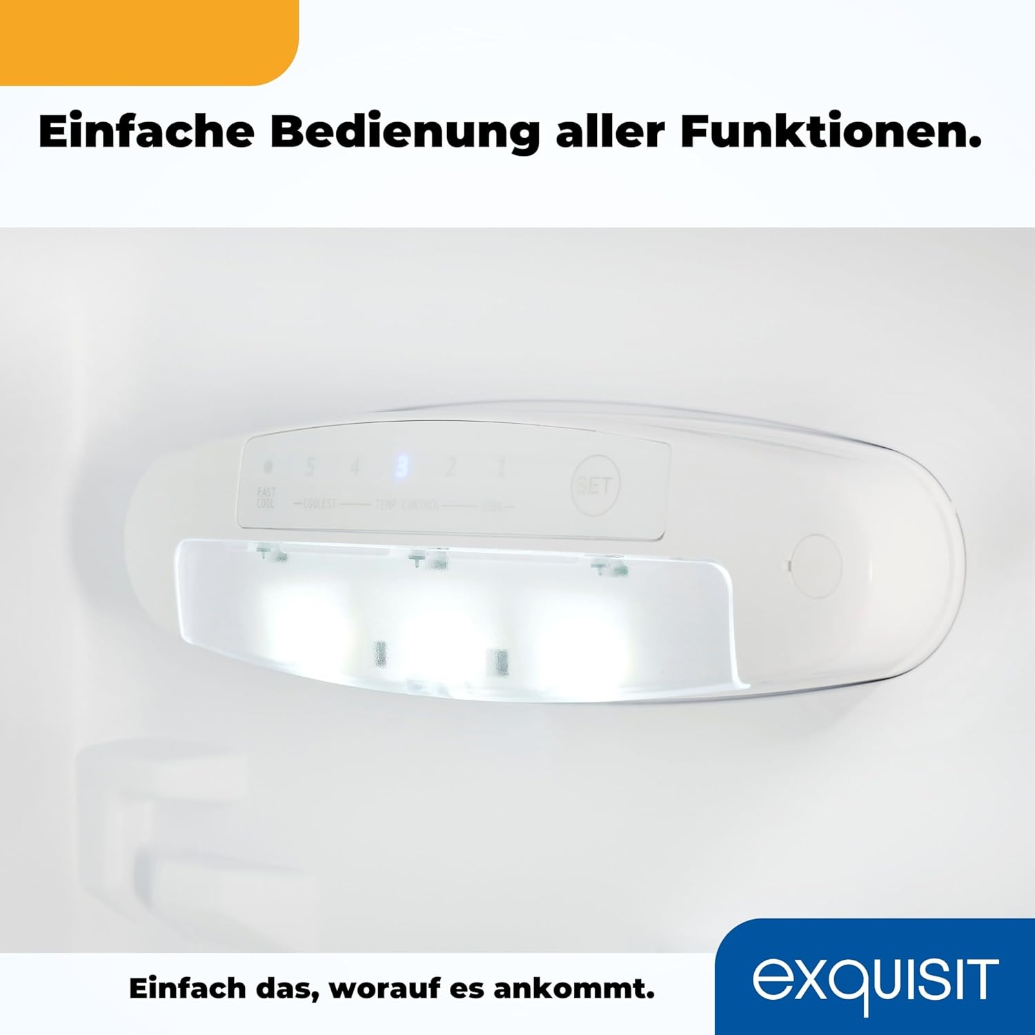 Exquisit Kühl-Gefrierkombination KGC5231-60-E-050C – 157 L, 4-Sterne-Gefrierfach, Alarm-Funktion