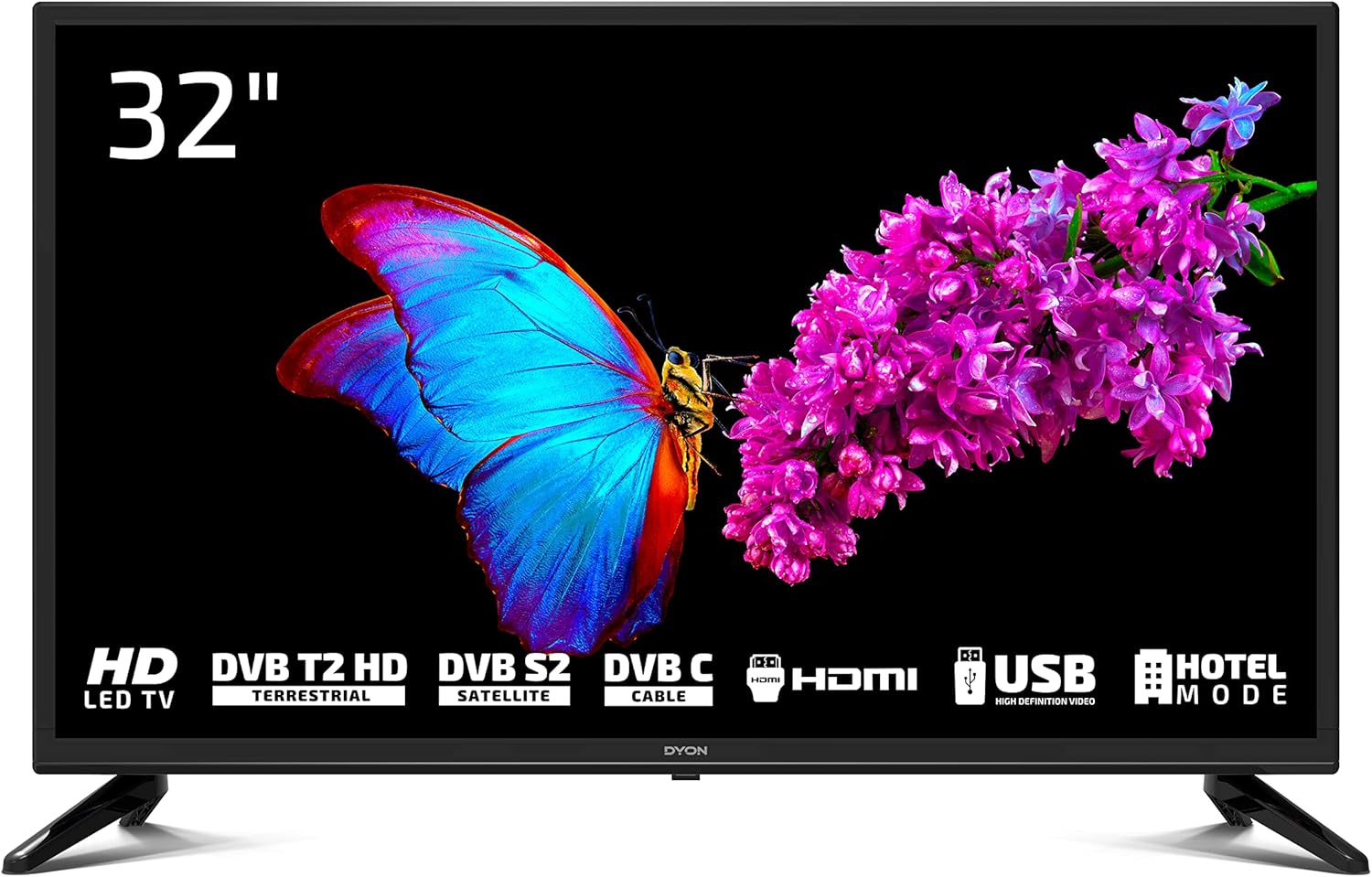 DYON Smart 43 VX – 43 Zoll Full HD Smart TV mit Triple Tuner, App Store & Streaming-Diensten