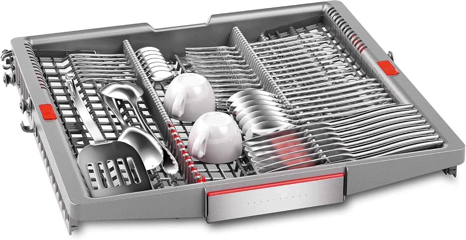 Bosch SMV4ETX08E Serie 4 – Vollintegriert 60 cm, Besteckkorb, Leise