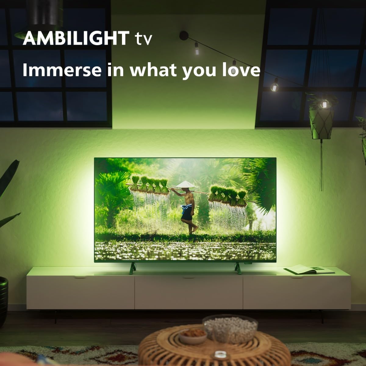 Philips Ambilight 43PUS8109 – 43 Zoll 4K LED Smart TV mit Titan OS & Dolby Atmos