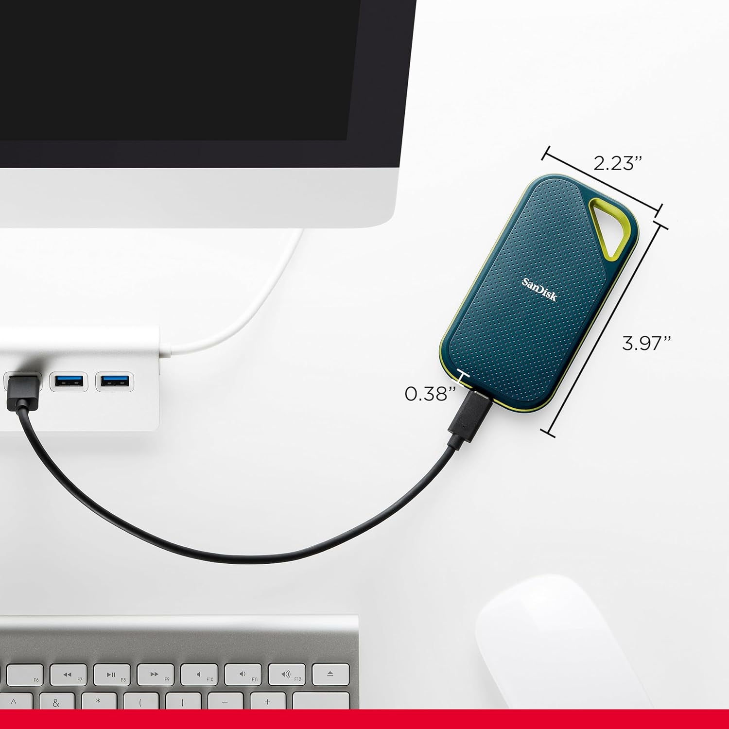 SanDisk Extreme Portable SSD 1 TB – Robuste & Schnelle Externe SSD