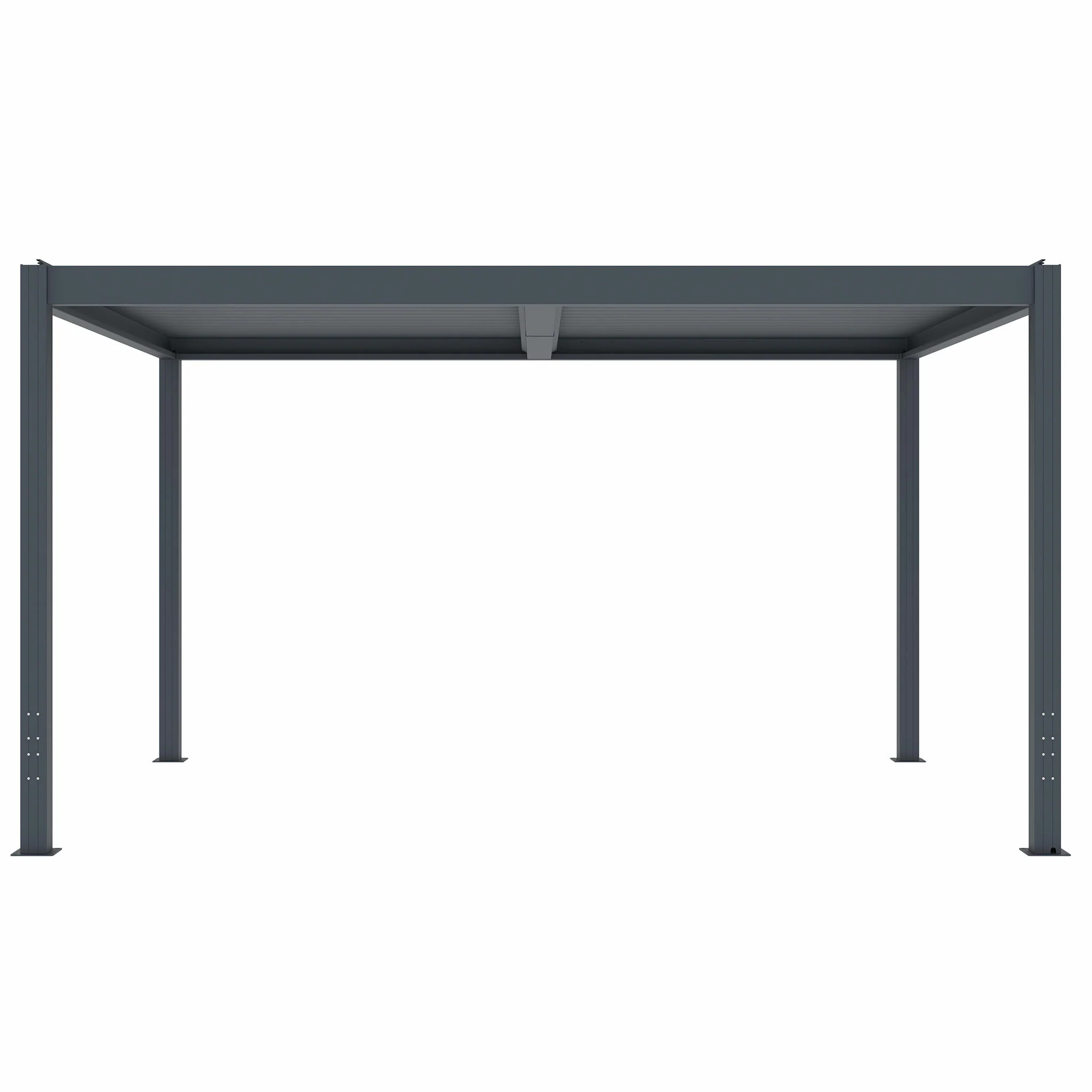 Fornorth Pergola Lounge 4x3m – Aluminium & Stahl, wetterbeständig, modernes Design