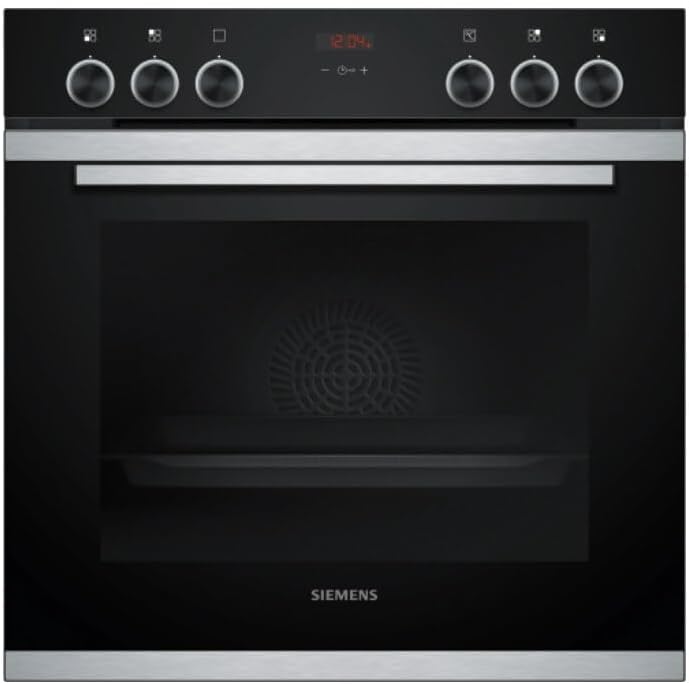 Siemens EQ211KAAB Einbau-Herd-Set iQ300 – 60 cm breit, 3D Heißluft, Bräterzone