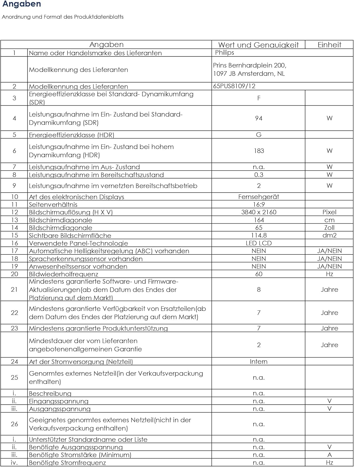 Philips Ambilight 43PUS8109 – 43 Zoll 4K LED Smart TV mit Titan OS & Dolby Atmos