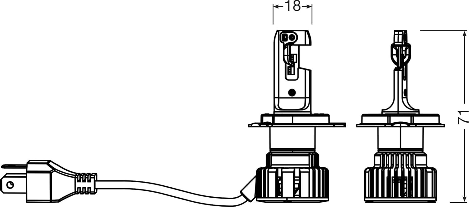 Osram Night Breaker LED Speed H7 – Straßenzugelassene LED Scheinwerferlampe, 6000K, Plug & Play