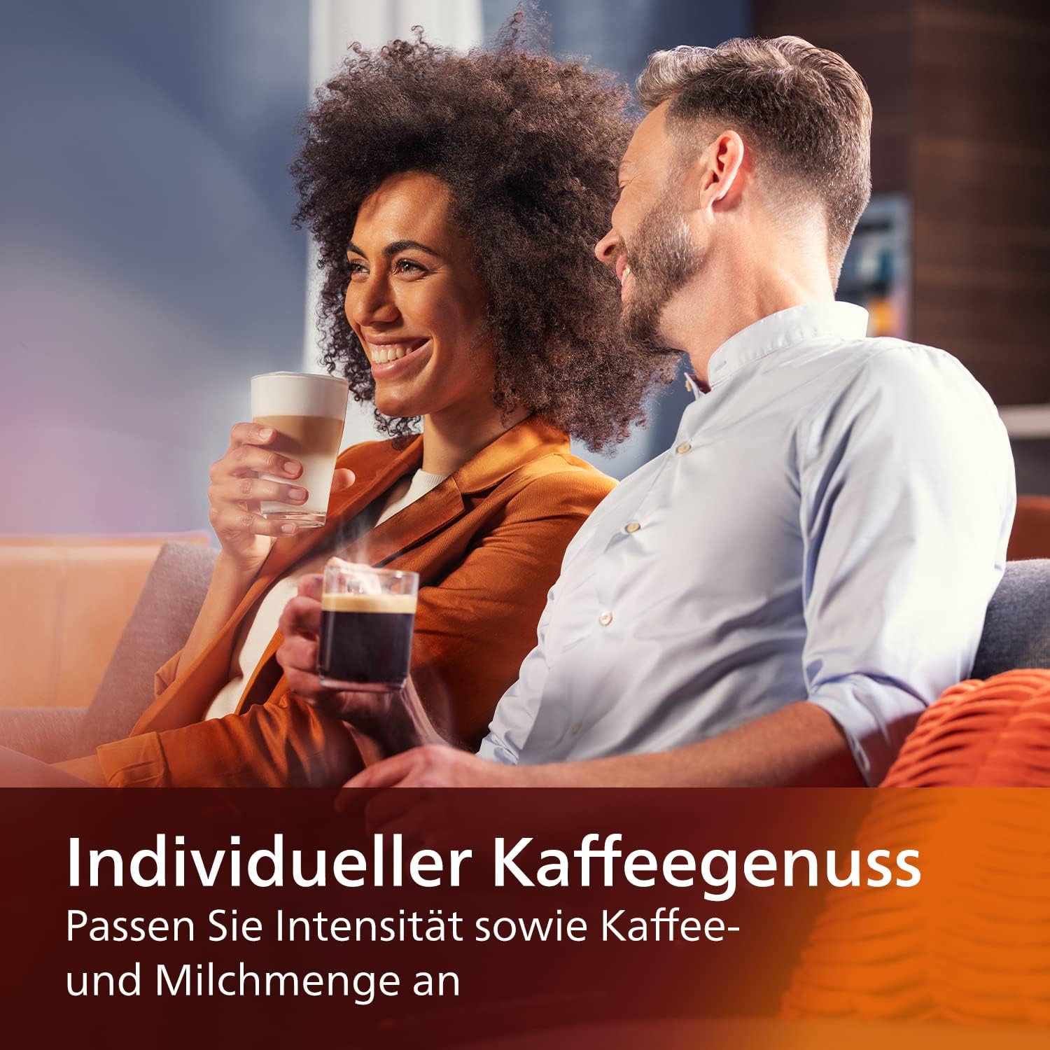 Philips Serie 5400 Kaffeevollautomat – LatteGo Milchsystem, 12 Kaffeespezialitäten, 4 Benutzerprofile