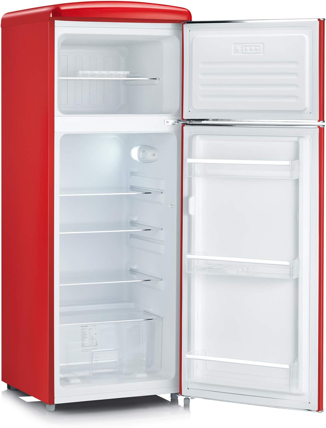 SEVERIN RKG 8933 – Kühl-/Gefrierkombination, 206 L, platzsparend, creme