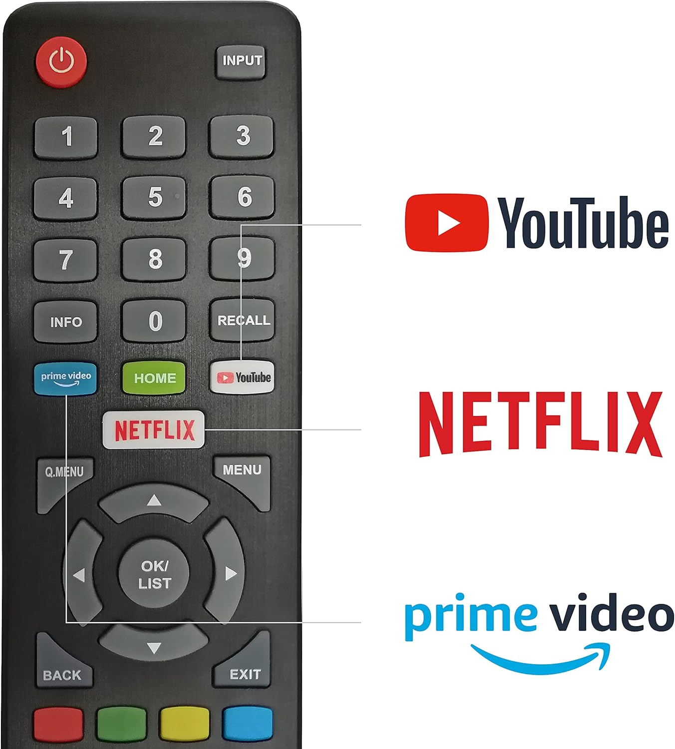 DYON Smart 43 VX – 43 Zoll Full HD Smart TV mit Triple Tuner, App Store & Streaming-Diensten