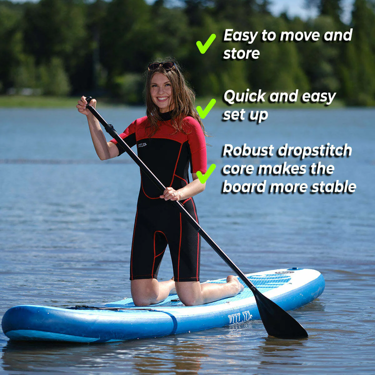 Deep Sea Kajak Pro 2x SUP Board Set – 300 cm, inkl. Kajaksitz & Paddel, Komplett-Set