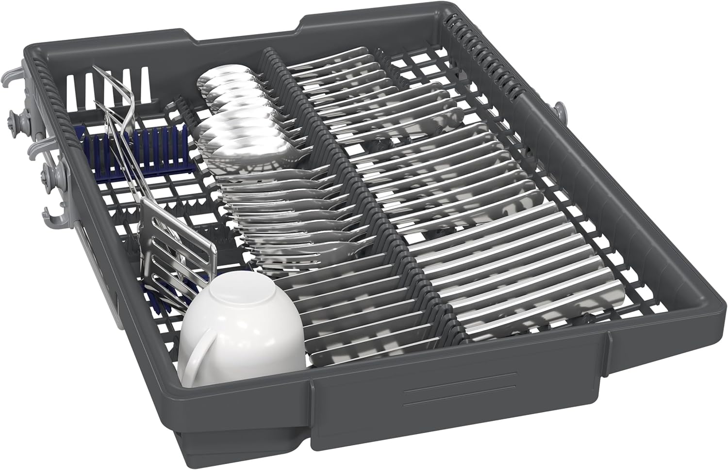 Siemens SR65YX08ME iQ500 Geschirrspüler – Vollintegriert 45 cm, Zeolith-Trocknung, Besteckschublade