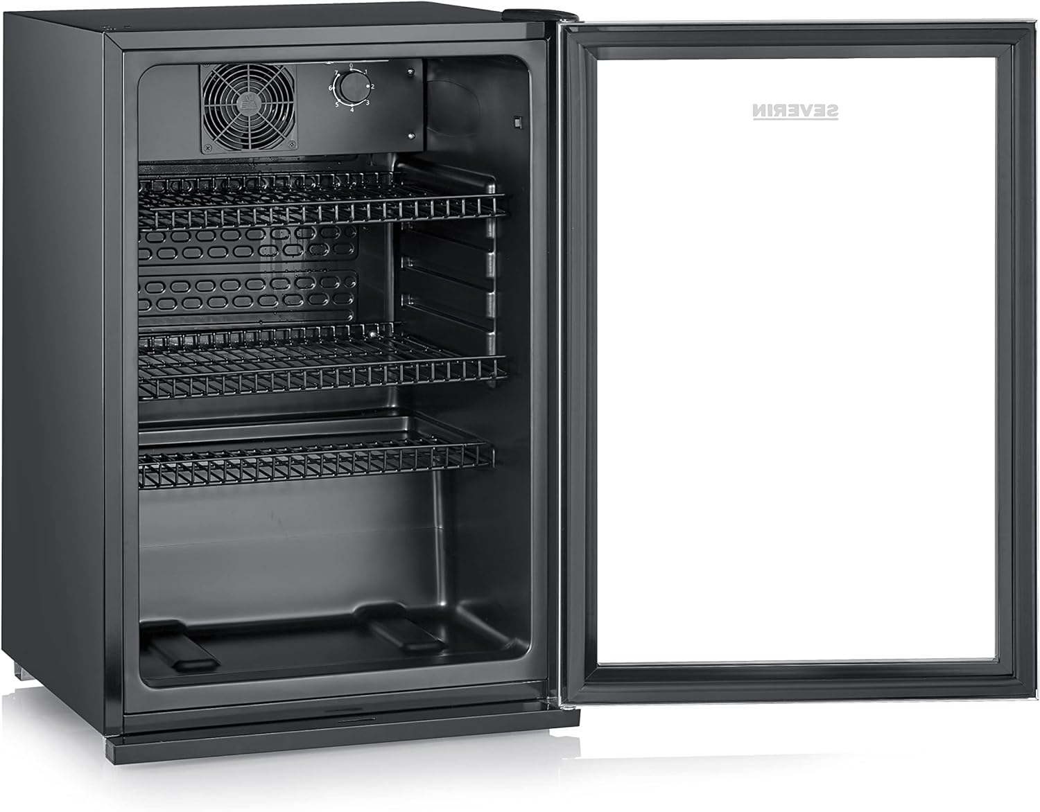 SEVERIN Flaschenkühlschrank FSK 8840 – 118 L, LED-Beleuchtung, Schloss