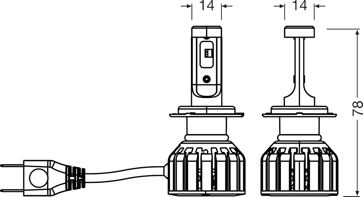 Osram Night Breaker LED Speed H7 – Straßenzugelassene LED Scheinwerferlampe, 6000K, Plug & Play