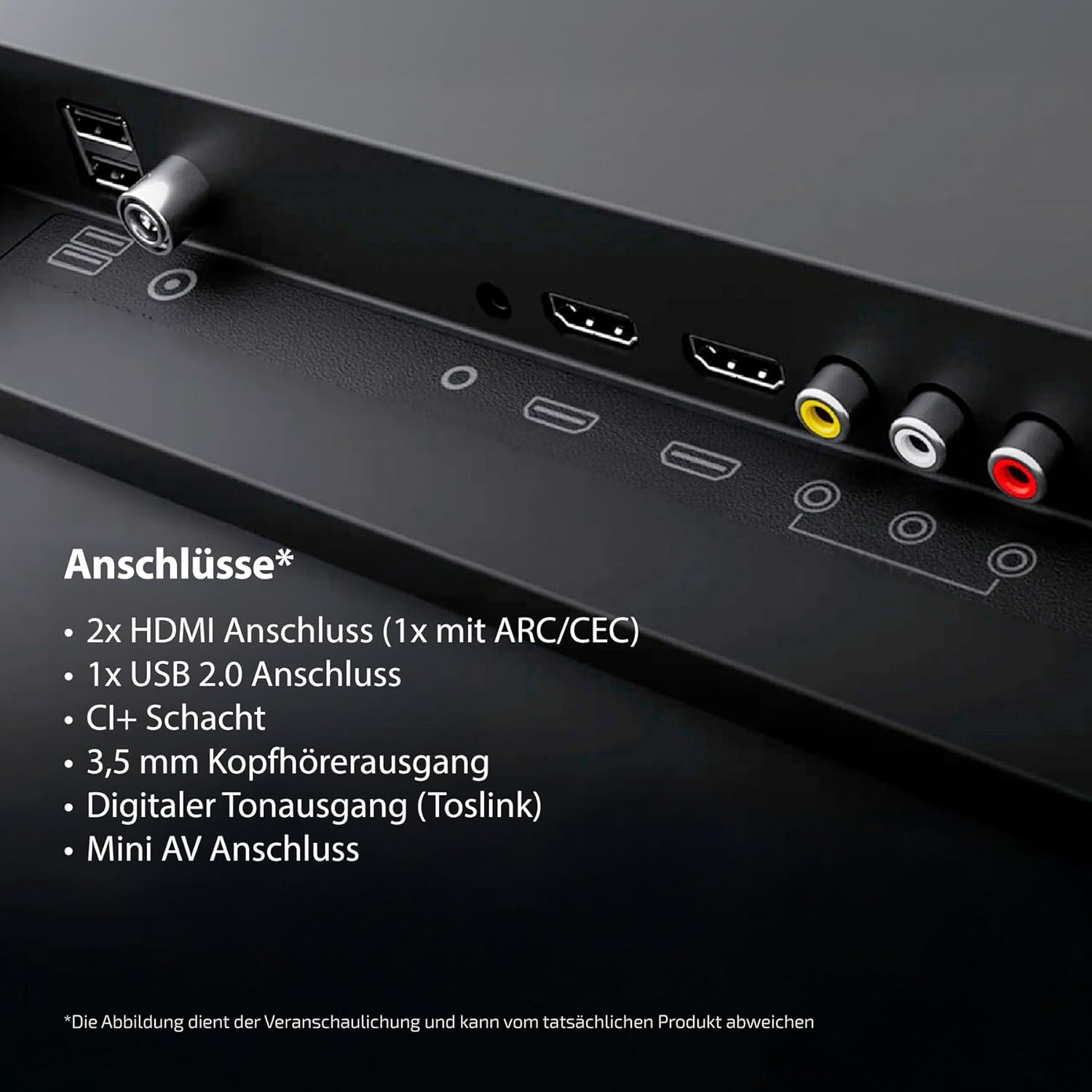 DYON Smart 43 VX – 43 Zoll Full HD Smart TV mit Triple Tuner, App Store & Streaming-Diensten