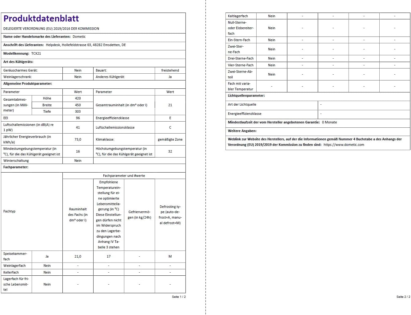 Dometic TropiCool TCX 35 – Tragbare Kühl- & Heizbox 33L