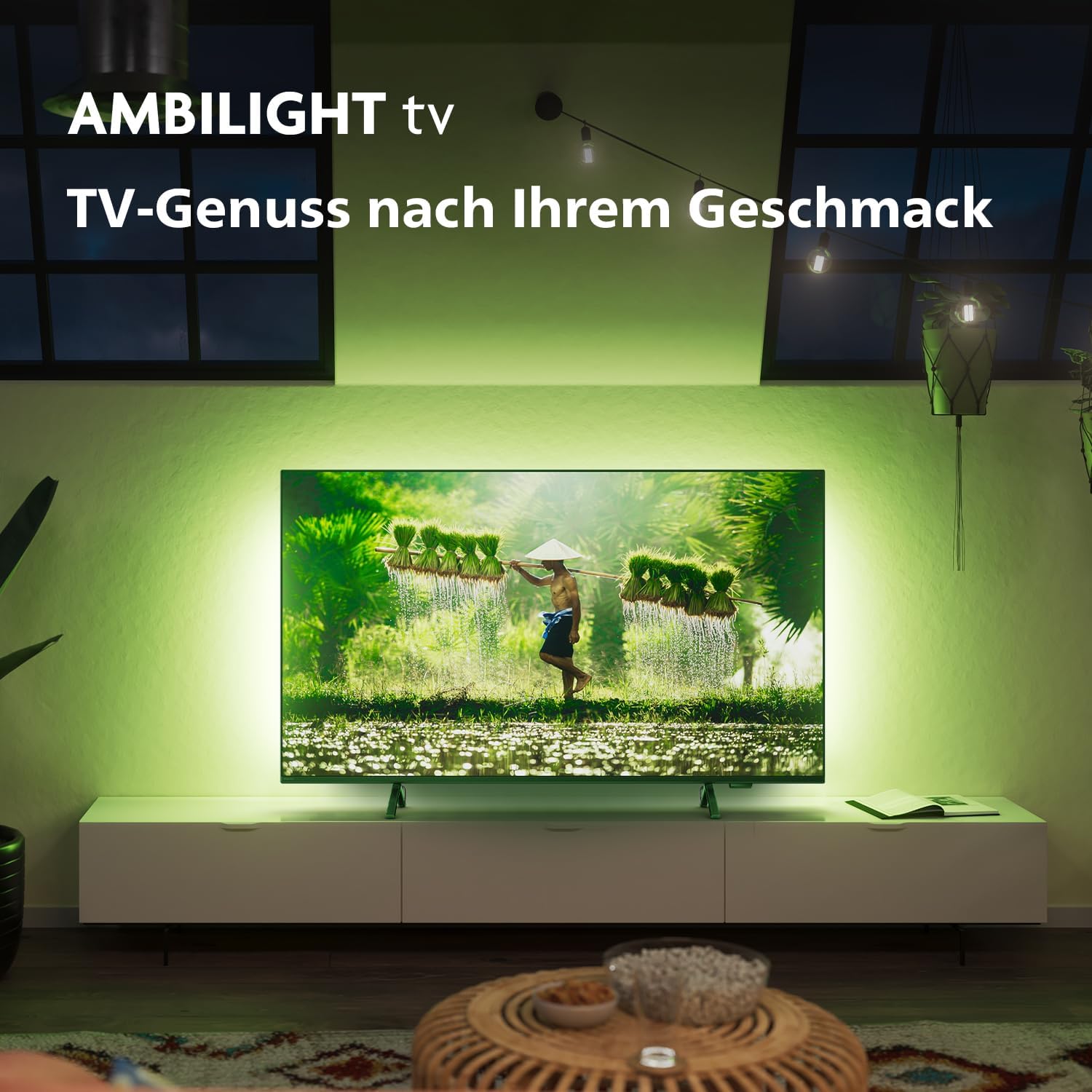 Philips Ambilight 43PUS8109 – 43 Zoll 4K LED Smart TV mit Titan OS & Dolby Atmos