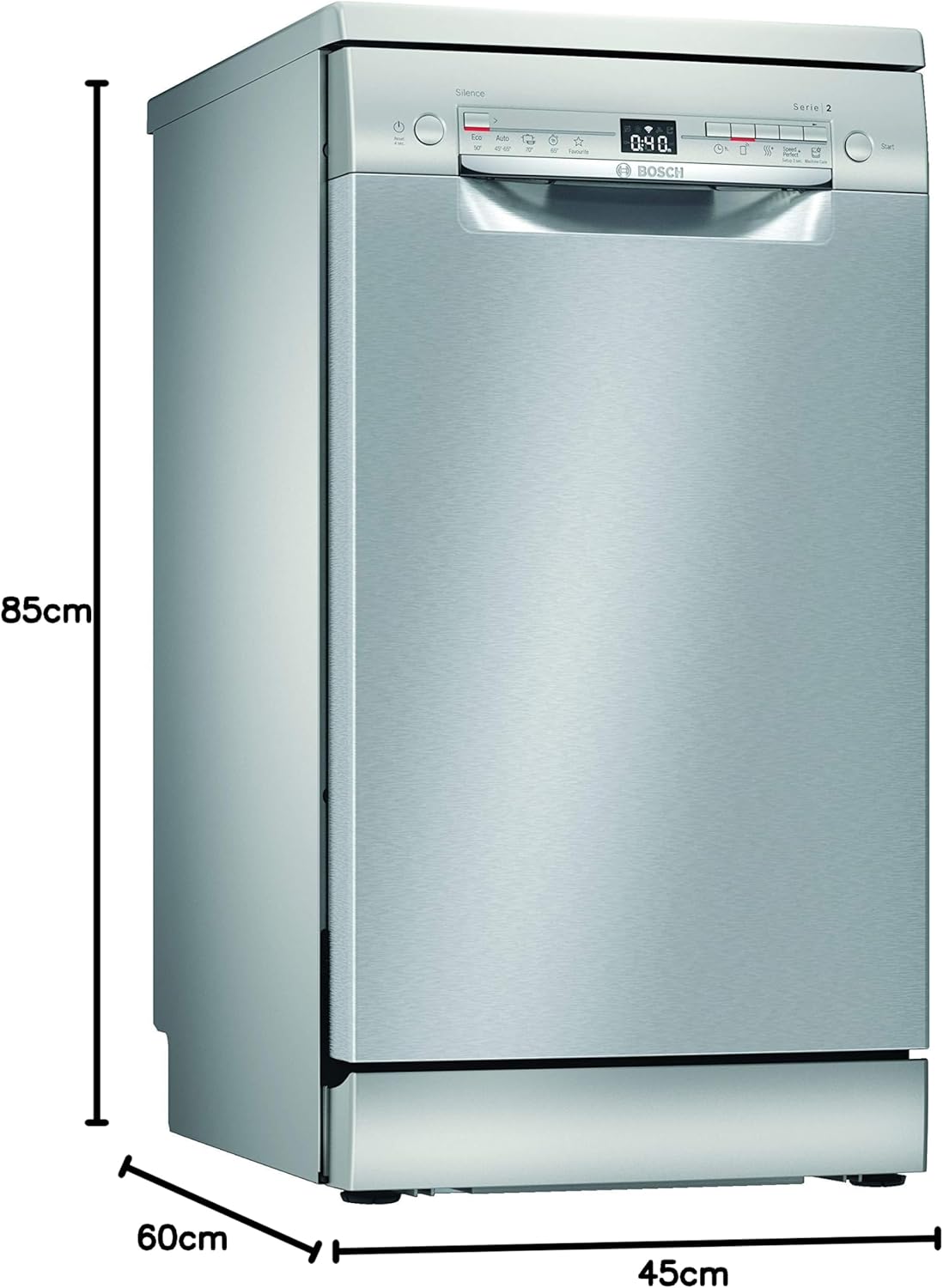 Bosch SPV2IKX10E Serie 2 – Vollintegriert, 45 cm breit, Extra Trocknen