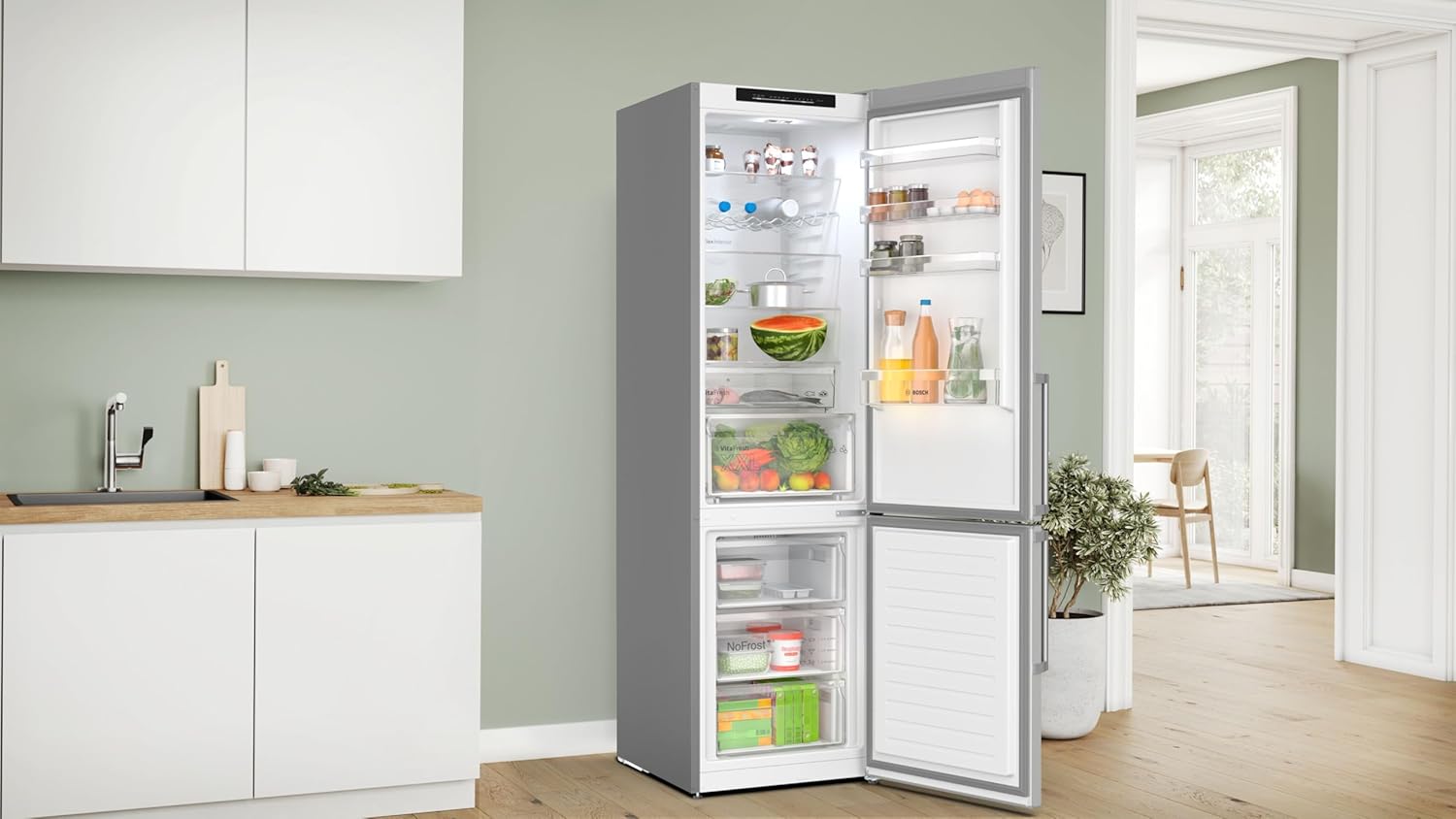 Bosch KGN39AIAT Serie 6 – 260 L Kühlraum, 103 L Gefrierfach, NoFrost & VitaFresh XXL