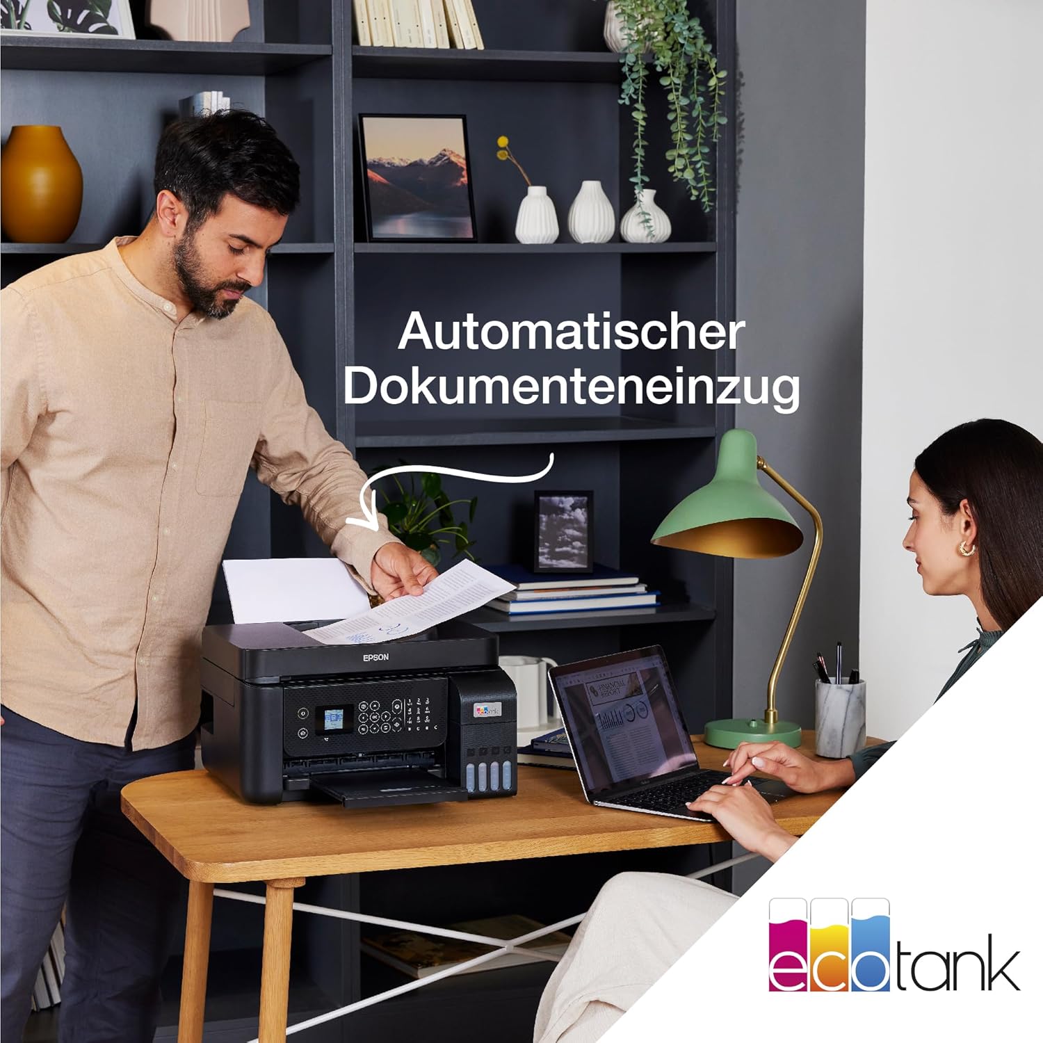 Epson EcoTank ET-4800 – A4, Multifunktion, Wi-Fi, Tintentanks für 3 Jahre