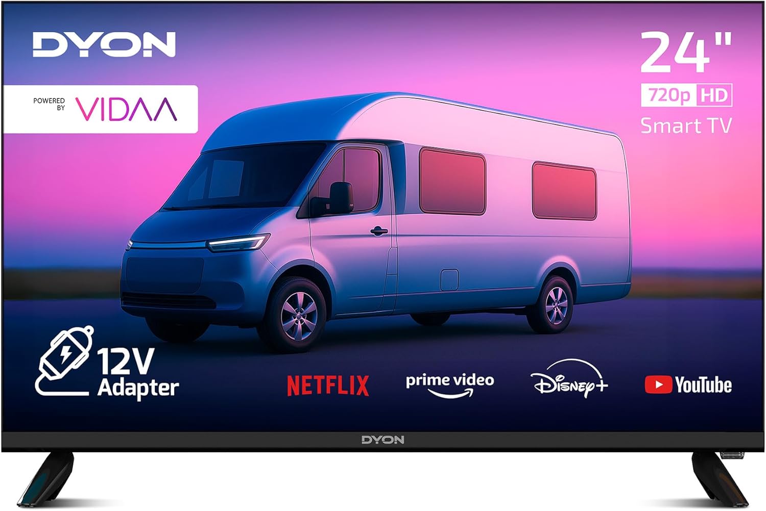 DYON Smart 43 VX – 43 Zoll Full HD Smart TV mit Triple Tuner, App Store & Streaming-Diensten