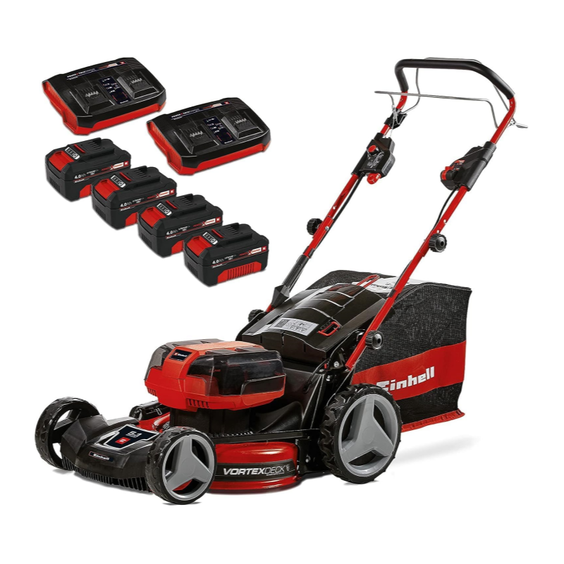 Einhell GE-CM 36/47 S HW Li Kit – 36 V, 47 cm Schnittbreite, 75 L Fangkorb