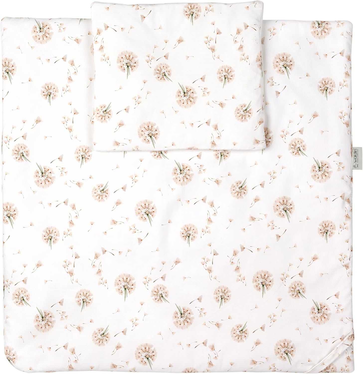 Waldin Oval Baby-Bett 7in1 – Mitwachsend, Gitterbett, Wickelkommode