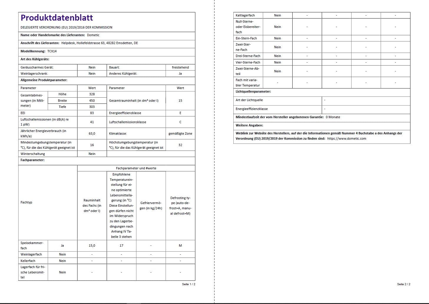 Dometic TropiCool TCX 35 – Tragbare Kühl- & Heizbox 33L