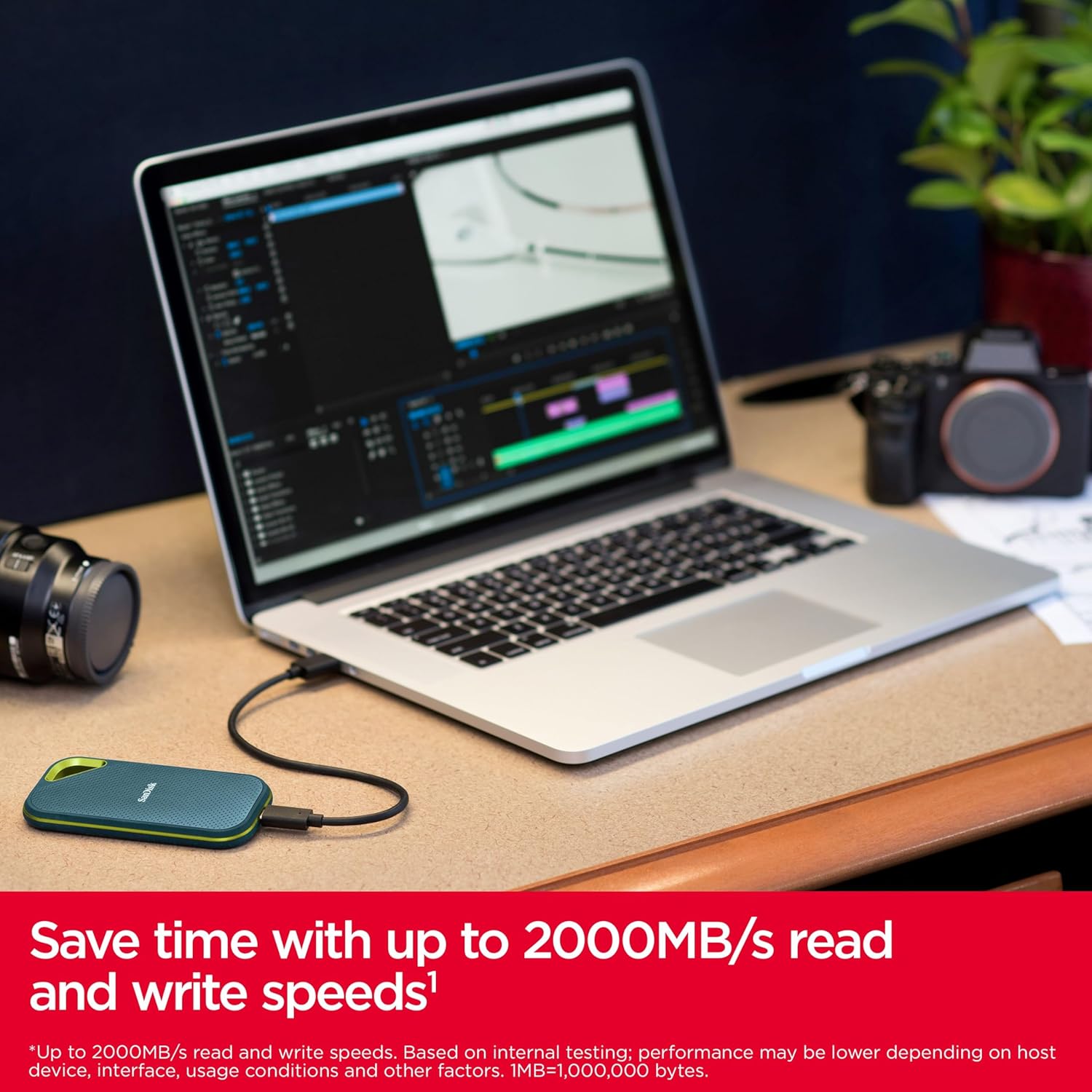 SanDisk Extreme Portable SSD 1 TB – Robuste & Schnelle Externe SSD