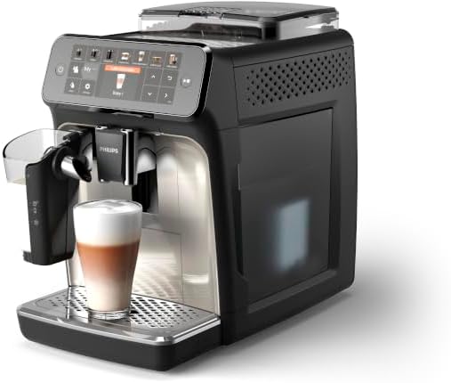 Philips Serie 5400 Kaffeevollautomat – LatteGo Milchsystem, 12 Kaffeespezialitäten, 4 Benutzerprofile