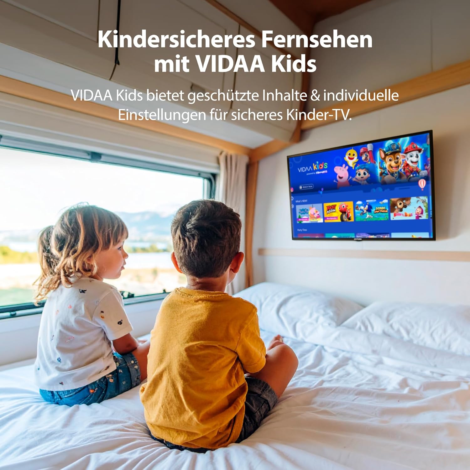 DYON Smart 43 VX – 43 Zoll Full HD Smart TV mit Triple Tuner, App Store & Streaming-Diensten