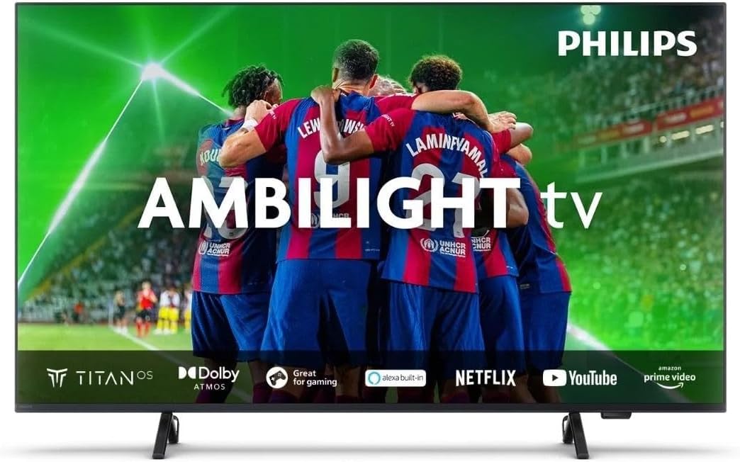Philips Ambilight 43PUS8109 – 43 Zoll 4K LED Smart TV mit Titan OS & Dolby Atmos