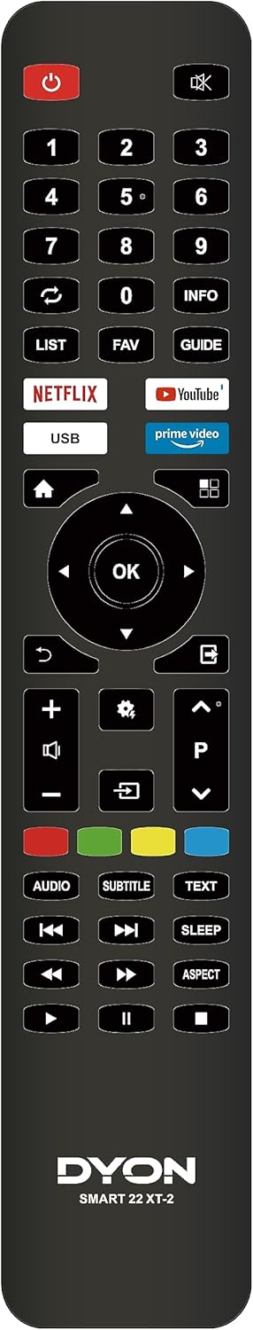 DYON Smart 43 VX – 43 Zoll Full HD Smart TV mit Triple Tuner, App Store & Streaming-Diensten