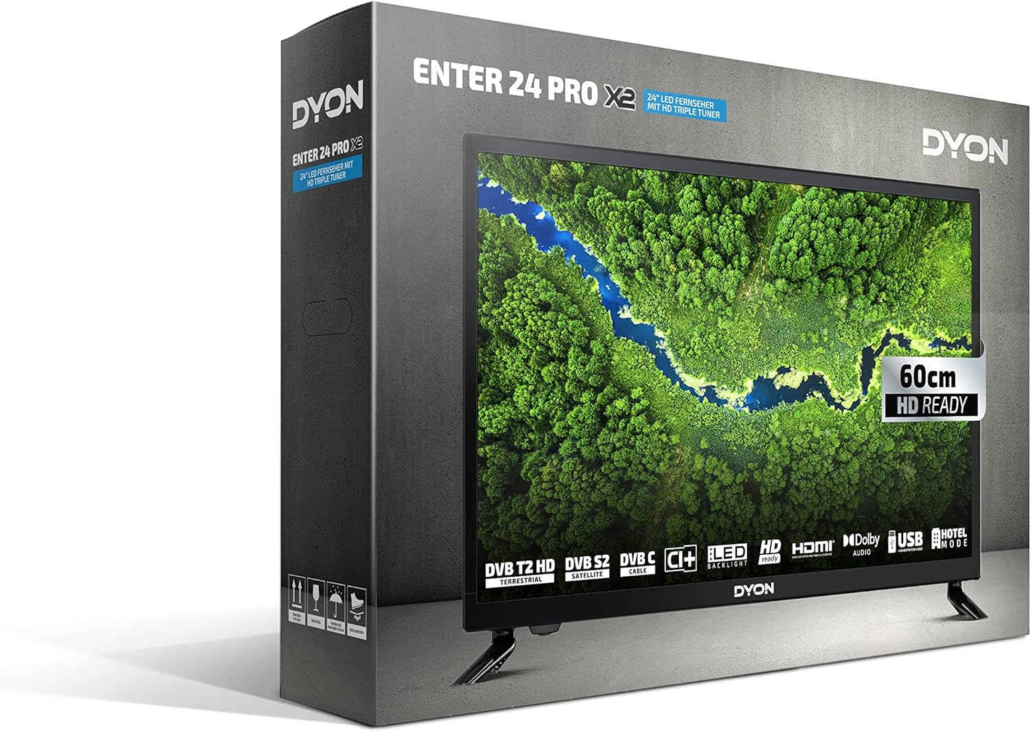 DYON Smart 43 VX – 43 Zoll Full HD Smart TV mit Triple Tuner, App Store & Streaming-Diensten