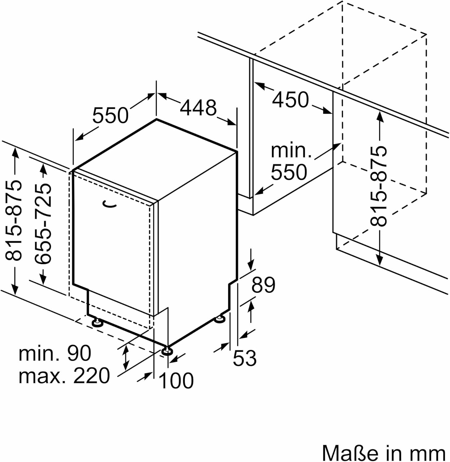 Bosch SPV2IKX10E Serie 2 – Vollintegriert, 45 cm breit, Extra Trocknen