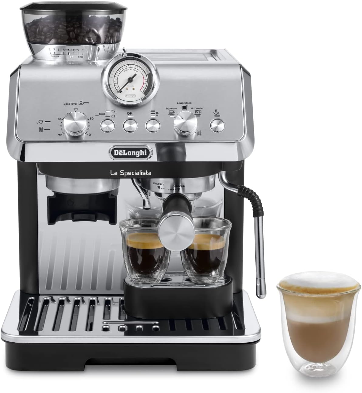 De’Longhi La Specialista Arte EC9155.MB – Siebträgermaschine, 15 Bar, 1300 W