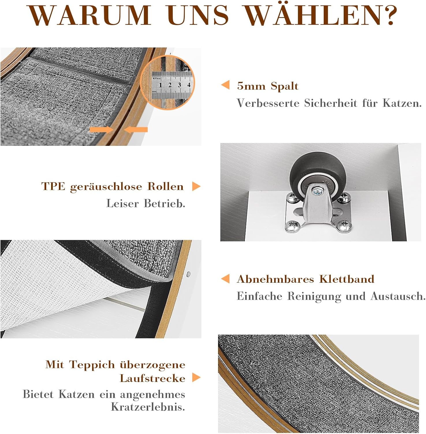 Naviconvex Katzen-Laufrad XXL – Ø 135 cm