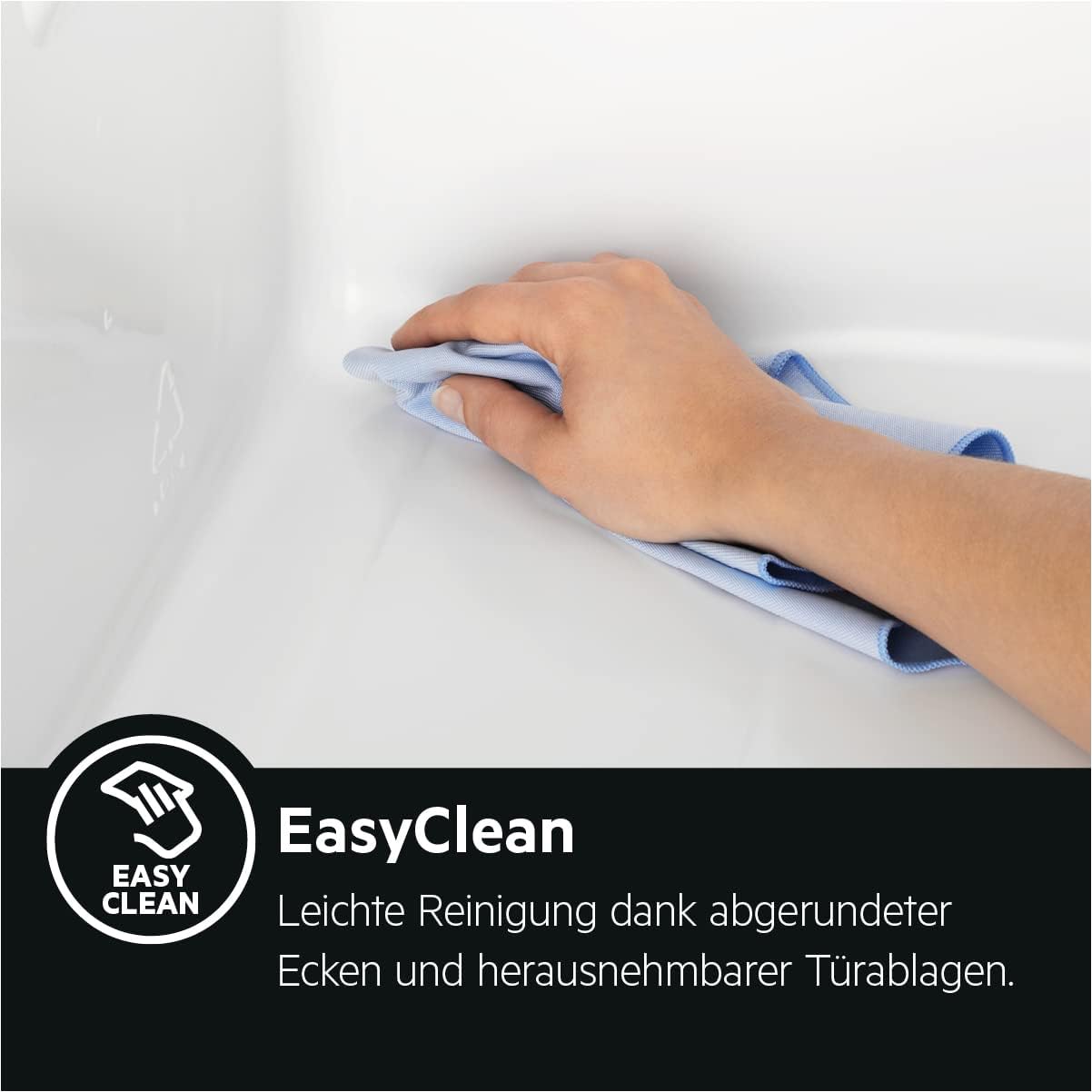 AEG RDB424E1AX Kühlautomat Serie 5000 – 206 L, Gefrierfach oben, Edelstahl-Look mit Anti-Fingerprint