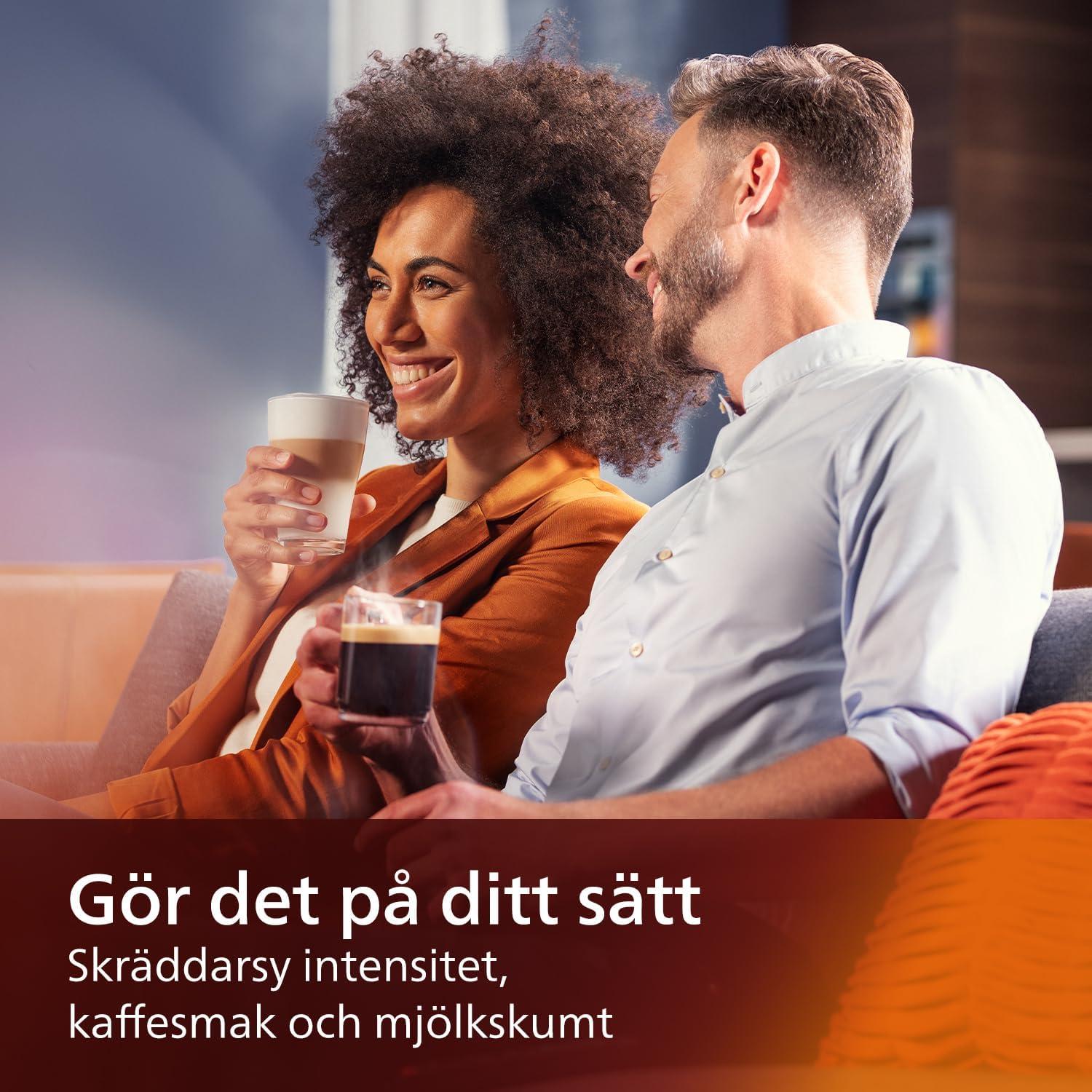 Philips Serie 5400 Kaffeevollautomat – LatteGo Milchsystem, 12 Kaffeespezialitäten, 4 Benutzerprofile